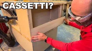 CREO Cassetto per Banco sega Fai Da Te con legno di PALLET