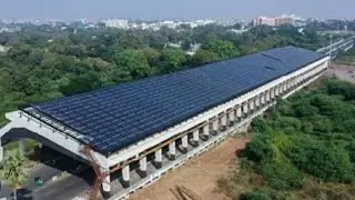 India's first project on solar bridge on the highway