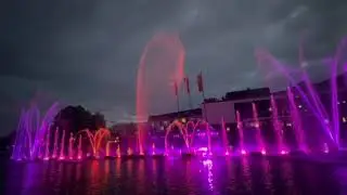 Annual #music and #water #lightshow on #Lake #thun in #switzerland #4seasons  #lifeisbutadream