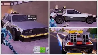 Maintain a Speed of 88mph in a Whiplash Time Machine - Fortnite Winterfest Quest