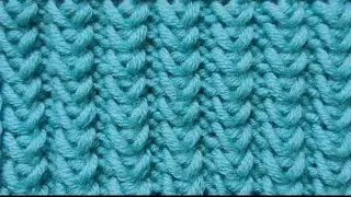 2 Rows repeat knitting pattern for Border,Scarf,Cap,Cowls.