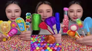 ASMR Конфеты 🍬 Игрушки принцессы 👑 Забавные очки 🤓 Фруктовое желе 🍇 Клубничные лакомства 🍓 EP456