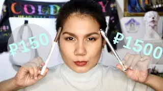 Careline Best Brow Liner vs Benefit Goof Proof Brow Pencil | Demo Review & Wear Test