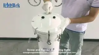 FRP Cartridge Filter Housing Installation Steps