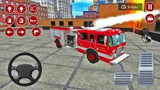 Super Fire Truck Rescue Duty In City - Offline Game | Fire Truck Game | Driving Game | City Truck 3D