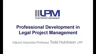 Legal Project Management Professional Development Pathways