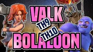 TH9 HEALED MASS VALK and TH10 BOLALOON ATTACK STRATEGIES | BADA WAR TRIPLES | Clash of Clans