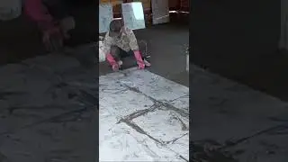 Assembling ceramic tiles for customers