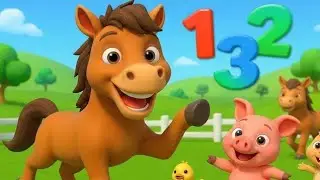 Z&auml;hlen auf dem Bauernhof &ndash; Lustiges Kinderlied von 1 bis 10! ✨