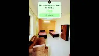 HOUSITIZE PG SECTOR 63 NOIDA #pg #home #pgaccommodation #wifi #hostel #hostel #fullyfurnished
