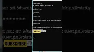 How to find product/serial key of windows 11 with command 