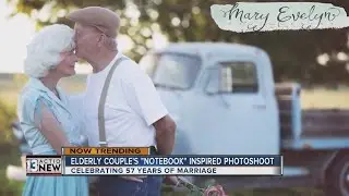 NOW TRENDING: 'Notebook' inspired photo shoot for elderly couple