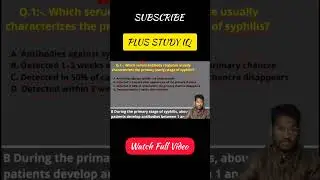 LAB TECHNICIAN MCQ'S CLASS|Lab Technician MCQs Series   PLUS STUDY IQ #shorts #viral