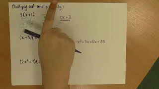 Multiplying out brackets (parentheses)