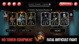 Fatal Klassic Tower 190 & Reward 🎮 Mortal Kombat Mobile/MK Mobile/MKM #mortalkombatmobile #mkmobile