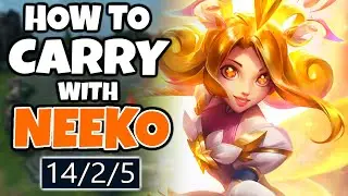 How to EASILY CARRY with NEEKO MID (Neeko is a 1v1 LANE BULLY) | 12.18