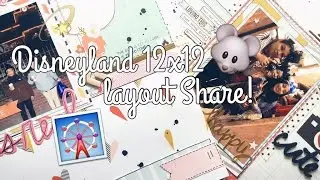 12x12 Scrapbook Layout Share | Disney Album