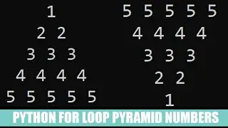 Python Pyramid Numbers (Free Source Code)