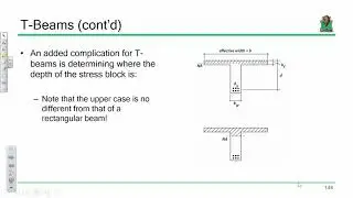 CE 413 Lecture 16:  T-Beam Analysis, Rectangular T-Beams (2020.02.19)