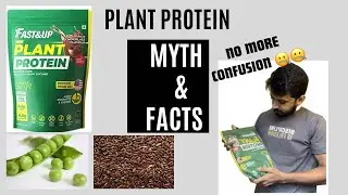 Honest review fast & up plant protein | Plant protein - Myths & facts  #sweatsoul #plantprotein