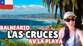 Descubre la impresionante Costa del Litoral los Poetas, Playa las Cruces, Valparaíso, Chile.