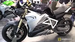 2017 Energica Eva Electric Bike - Walkaround - 2016 EICMA Milan