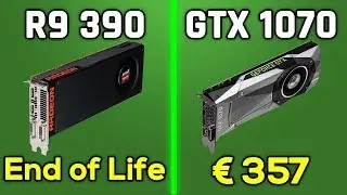R9 390 в 2019 году? Против GTX 1070, GTX 1060 и RX 580
