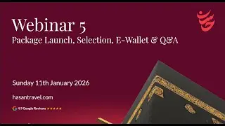 Hajj 2026 Guidance (Webinar 5) - Explanation of Package Selection & E-Wallet Activation
