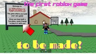Playing the first ever Roblox game made