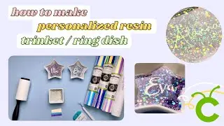 how to make a personalized resin ring dish