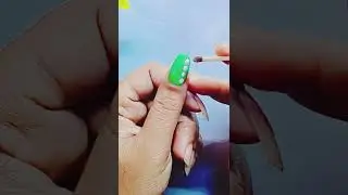 💅💚 Best trending nail art design at home 🏠#shorts #nails #nailartdesigns #beauty #satisfying #trend