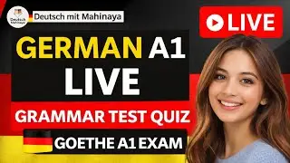 German Grammar Live 🇩🇪  DIE Article Explained  A1–A2