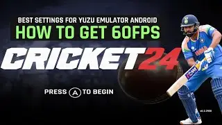 Cricket 24 yuzu emulator settings