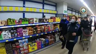 Zabıta ekiplerince marketlere yönelik fiyat denetimleri devam ediyor.
