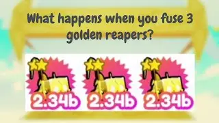 What happens when you fuse 3 Golden Grim Reapers? PET SIM X HALOWEEN UPDATE