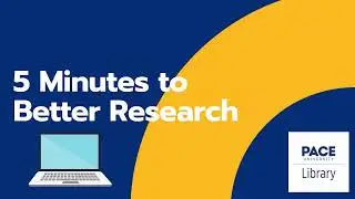 Finding Scholarly Articles Using Quick Search
