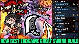 New Best Sunbreak Great Sword Build - Highest Damage Possible & More - Monster Hunter Rise Sunbreak!