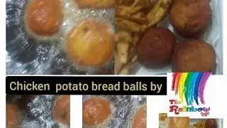 the rainbow info presents  chicken cheese balls