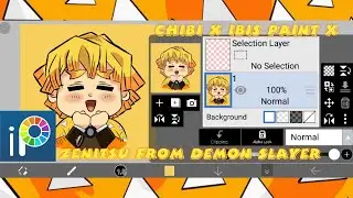 Anime Chibi Art on Ibis Paint X [Speed Paint].
