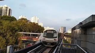 [SMRT] Kawasaki Qingdao SiFang C151A Set 525/526 Departing EW25 Chinese Garden Station (Reppy)