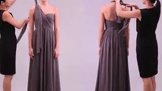 Tutorial of how to dress multiway dresses