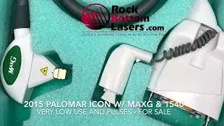 2015 Cynosure Palomar Icon with MaxG & 1540 Fractional Laser For Sale