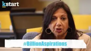 Kiran Mazumdar-Shaw - CMD, Biocon @Kstart - #BillionAspirations