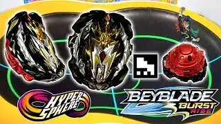 HASBRO PRIME APOCALYPSE A5 PROTOTYPE MOD! WITH BORROWED QR CODE BEYBLADE BURST RISE HYPERSPHERE