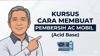 Kursus Membuat Pembersih AC Mobil Acid Base - Cara Membuat Coil Cleaner Ampuh