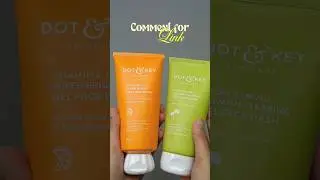 dot and key cica facewash and vitamin c face wash honest review 🫶🏻✨ #shorts #youtubeshorts