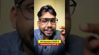 😨24 January Shift 2 honest review !! JEE Mains 2026 | JEE 2026 #jee #shorts