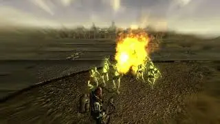 Fallout New Vegas NPC Battle Cook-Cook vs Glowing Ones