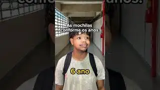 As mochilas conforme os anos: kakakakak #shorts