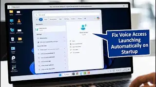 How to Disable Voice Access on Windows 11 Start-Up